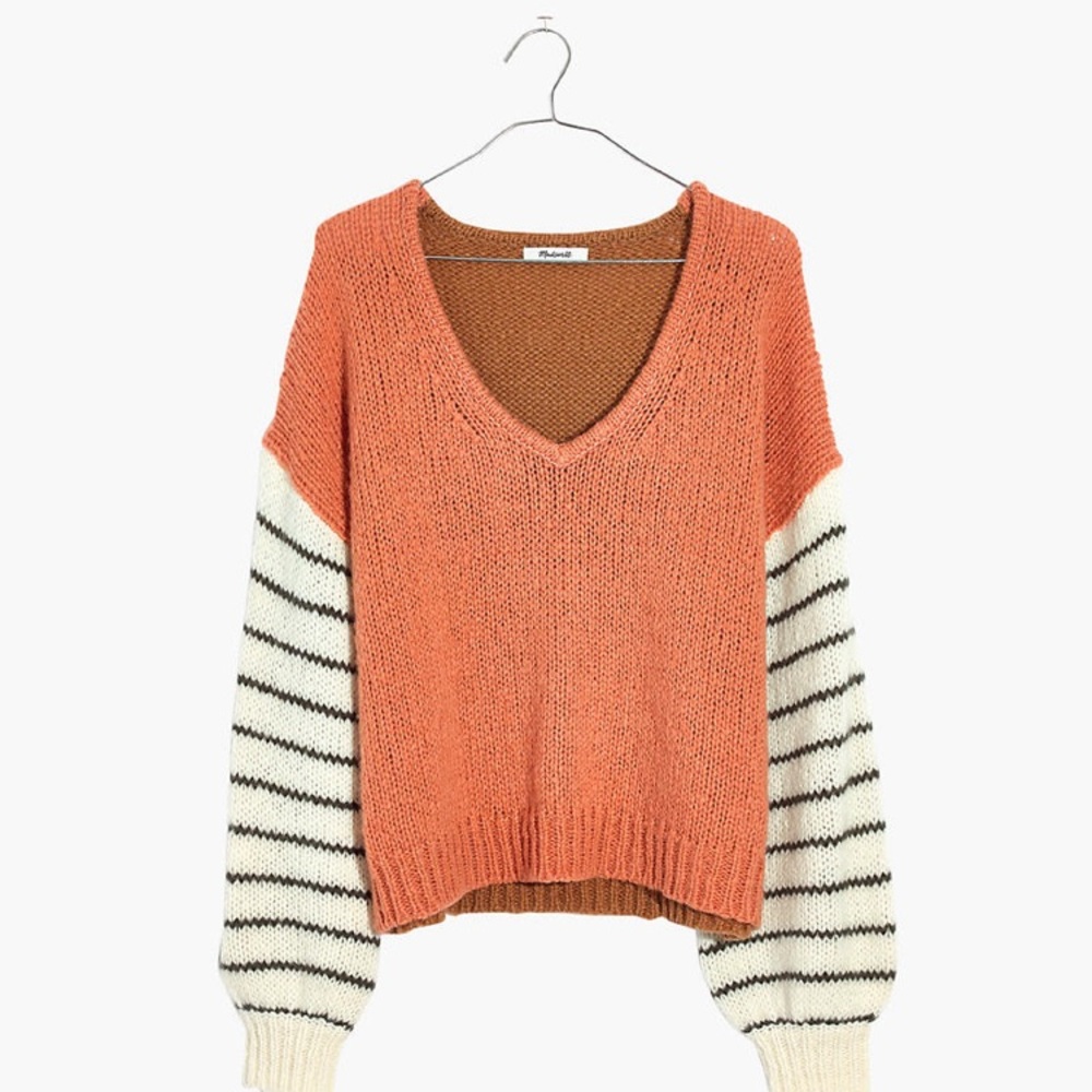 Madewell Balloon Sleeve Sweater